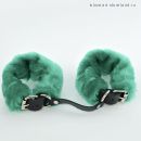 НАРУЧНИКИ LITE С ЗЕЛЕНЫМ МЕХОМ