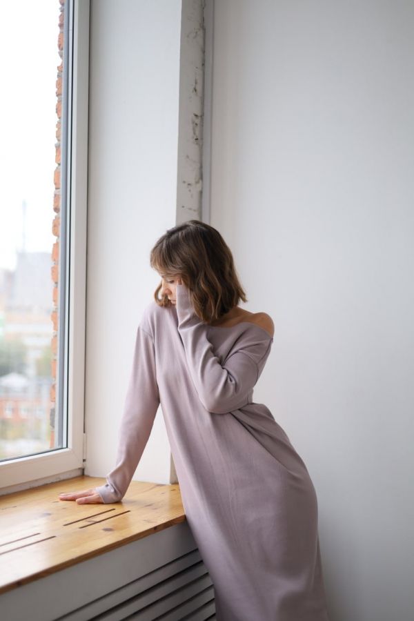 Платье Nebbia бесшовное туман