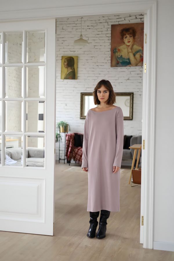 Платье Nebbia бесшовное туман