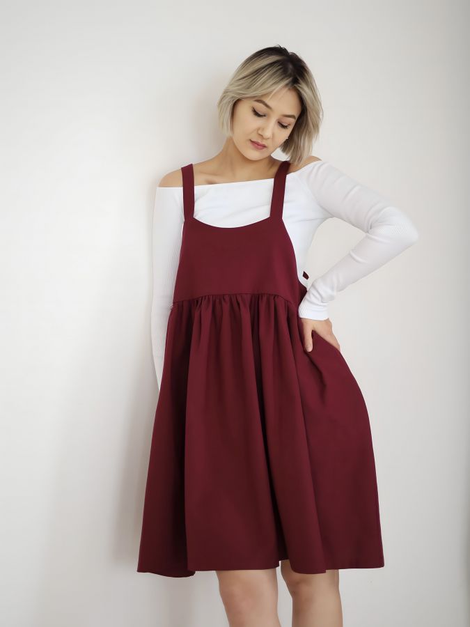 Топ с открытыми плечами белый