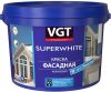 Краска Фасадная Зимняя VGT Superwhite ВД-АК-1180 3кг Нанесение до -10°С Cупербелая / ВГТ Зимняя