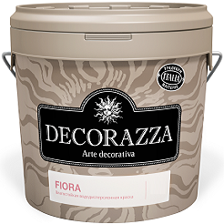 Краска для Стен и Потолков Decorazza Fiora 2.7л FR 10-15 Влагостойкая / Декоразза Фиора.