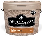 Декоративная Краска Матовая Decorazza Wall Arte 1.2кг WA 001 с Эффектом Гладкого Художественного Бетона, Имитации Панно.