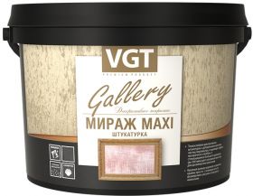 Декоративная Штукатурка Мираж Maxi VGT Gallery 5кг Полупрозрачная с Крупными Перламутровыми Частицами / ВГТ Мираж Макси