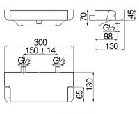 Смеситель для душа Nobili Plain PN115030 схема 4