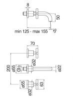 Смеситель для раковины Nobili Lira LR116298/E схема 2