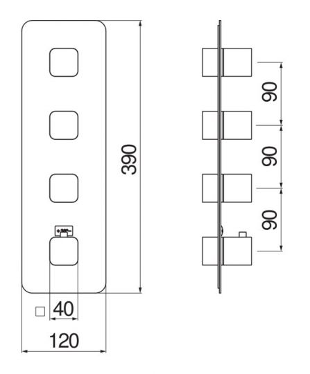 Смеситель для душа Nobili Loop LP90103 ФОТО