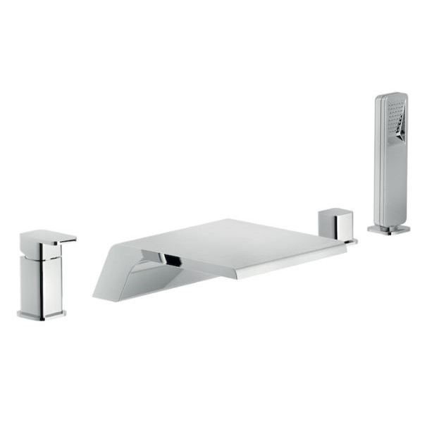 Изображение Каскадный смеситель на борт ванны Nobili Loop WEBK110/9LP