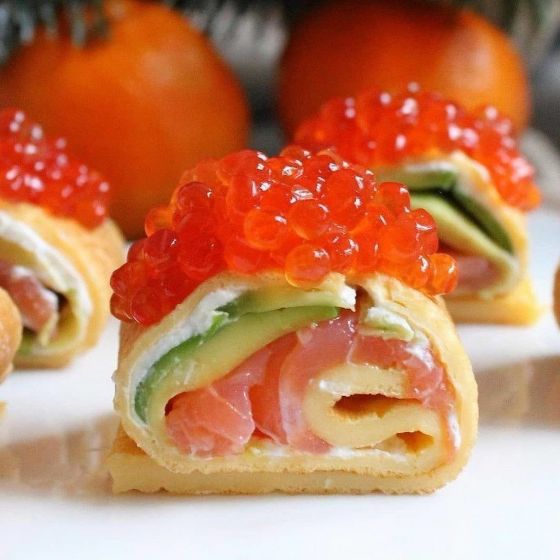 Рулет яичный