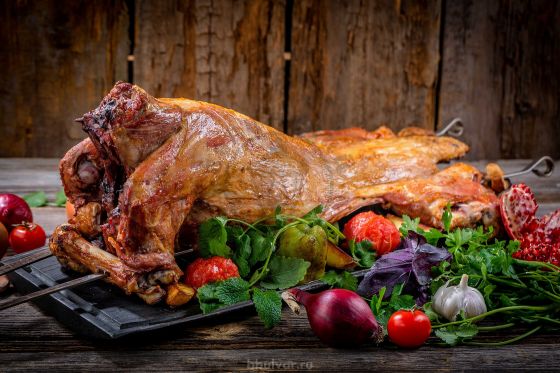 Барашек на вертеле