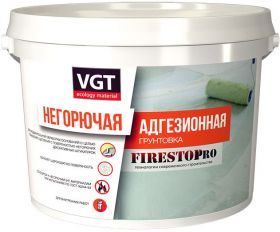 Грунтовка Адгезионная Негорючая VGT Firestop Pro 25кг для Внутренних Работ / ВГТ