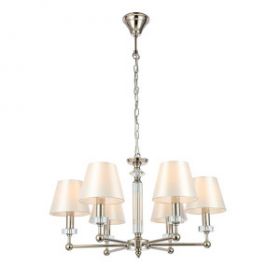 Люстра Подвесная ST-Luce SL1755.153.06 Никель/Белый E14 6*40W / СТ Люче