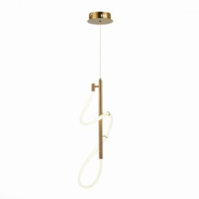 Светильник Подвесной ST-Luce SL6102.303.16 Латунь/Белый LED 1*16W 4000K / СТ Люче