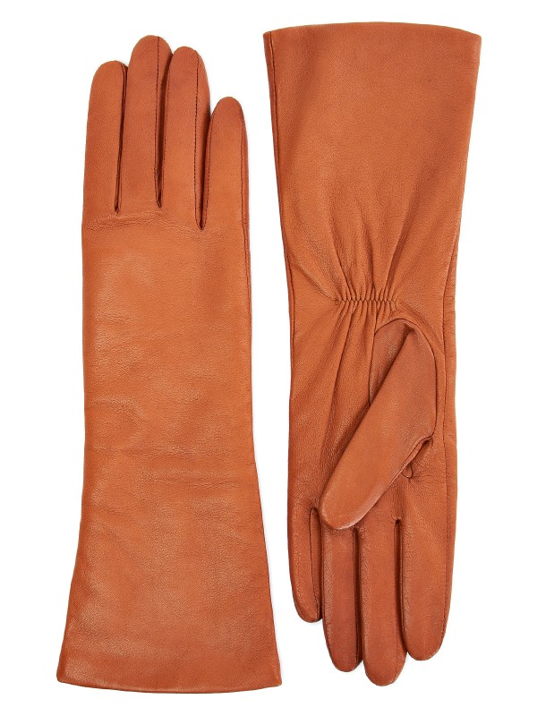 Перчатки женские ш+каш. F-IS5800 cognac ELEGANZZA