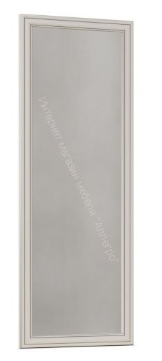 Зеркало навесное, Вудлайн кремовый/ПВХ Сандал белый/патина