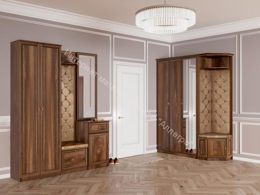 Зеркало навесное, Дуб кальяри/Дуб коньяк/патина