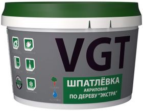 Шпатлевка по Дереву VGT Экстра 0.3кг Акриловая, Универсальная / ВГТ Экстра