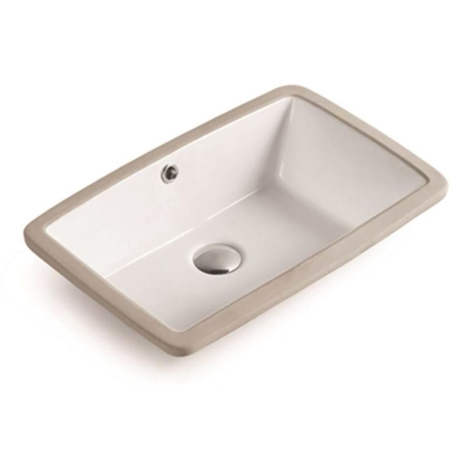 Изображение Керамическая встраиваемая снизу раковина SantiLine SL-3004 55 х 40