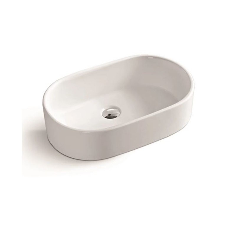 Изображение Керамическая накладная раковина SantiLine SL-1018 56 х 35