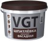 Шпатлевка Фасадная VGT 3.6кг до 7 мм Акриловая, Водостойкая, Малоусадочная / ВГТ Шпатлевка