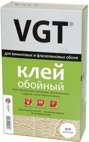 Клей для Финиловых и Флизелиновых обоев VGT 300гр и Других Видов Тяжёлых Обоев / ВГТ