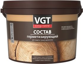 Состав для Защиты Торцов VGT 2.5кг Древесины, Герметизирующий, Эластичный / ВГТ Для Торцов