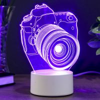 Светильник "Фотоаппарат" LED RGB от сети 9,5х12х17см