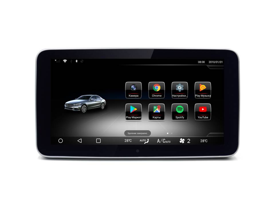 Android 9 Монитор Radiola TC-7702  9,33", в штатное место для Mercedes ML/GL Class X166