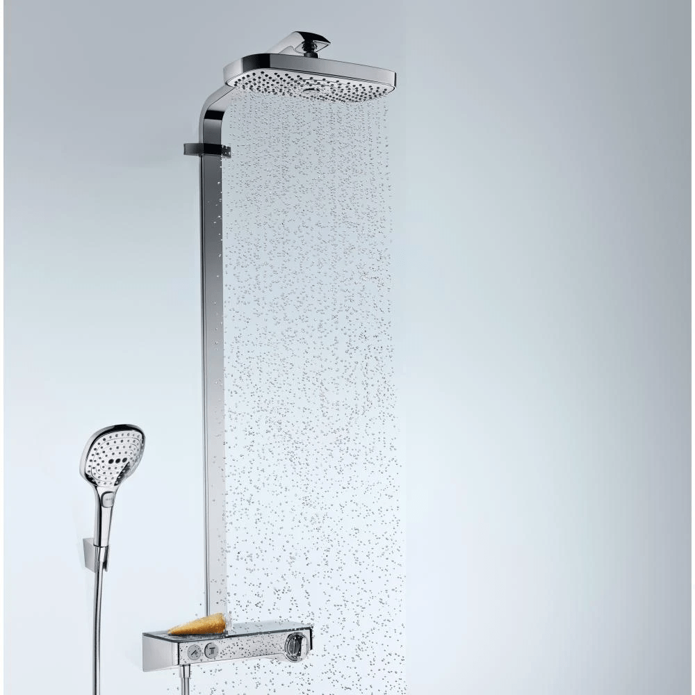 Душевая колонна с тропическим душем Hansgrohe Raindance E Showerpipe 360 1jet 27288 схема 2