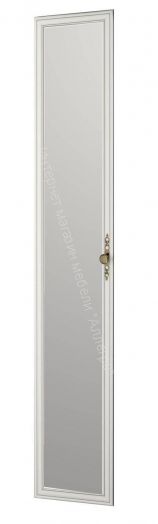 Дверь Габриэлла, 396 мм, Сандал белый/Патина