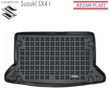 Коврик Suzuki SX4 I от 2006 - 2013 в багажник резиновый Rezaw Plast (Польша) - 1 шт.