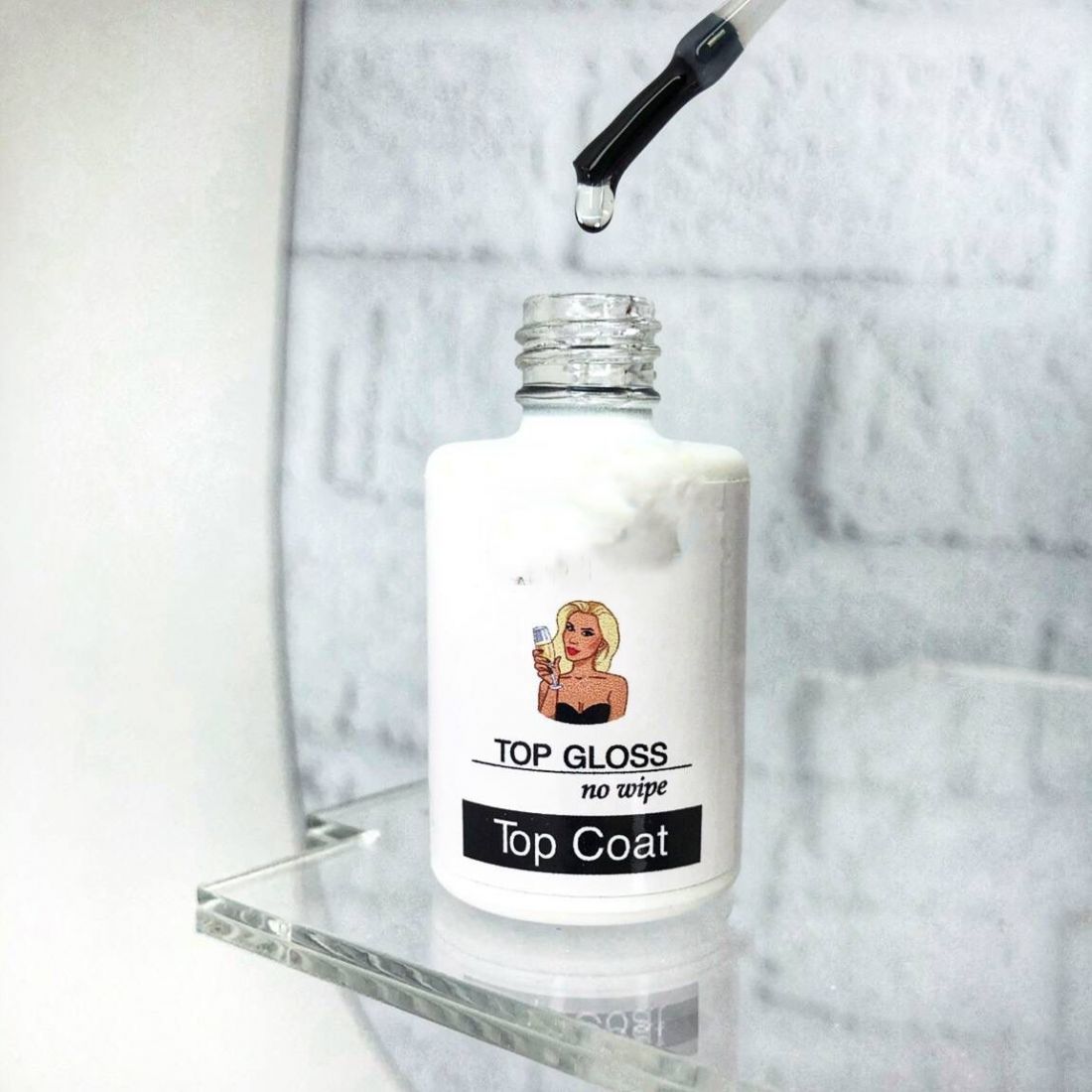 Топ без липкого слоя Антижелтый  10 мл №734