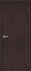 Межкомнатная Дверь с Экошпоном Bravo Браво-0 Wenge Melinga 550x1900, 600x1900, 350x2000,  400x2000, 600x2000, 700x2000, 800x2000, 900x2000мм / Браво