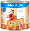 Лак для Паркета и Мебели Alpa 0.75л Алкидно-Уретановый, Бесцветный, Полуматовый, Износостойкий, Влагостойкий / Альпа.