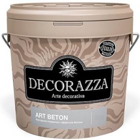 Декоративная Штукатурка Decorazza Art Beton 4кг AB 10-15 для Имитации Текстуры Камня и Бетона / Декоразза Арт Бетон.
