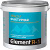 Краска Фактурная Alpa Element R-1 5л Белая, Матовая для Внутренних и Наружных Работ.