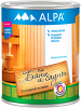 Лак для Бани и Сауны Alpa 0.75л Бесцветный, Полуматовый, на Водной Основе, Термостойкий.