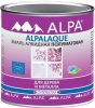 Эмаль для Дерева и Металла Alpa Alpalaque 0.5л Полуматовая, Алкидная, Белая / Альпа.