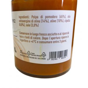 Coуc томатный по-деревенски с оливками Iannotta Sugo Rustico alle olive 280 г - Италия