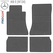 Коврики Mercedes E (W124) от 1984 - 1996 в салон резиновые Frogum (Польша) - 4 шт.