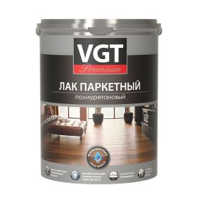 Лак Паркетный Полиуретановый VGT Premium 2л Матовый / ВГТ Премиум.