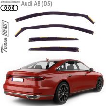 Дефлекторы Audi A8 (D5) от 2017 -  для дверей вставные Heko (Польша) - 4 шт.