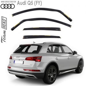 Дефлекторы окон Audi Q5 FY Heko (Польша) - арт 10266