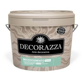 Декоративная Штукатурка Decorazza 3кг MC 001 Microcemento Fronte + Legante с Эффектом Бетона Мелкая Фракция / Декоразза Микроцементо Фронте