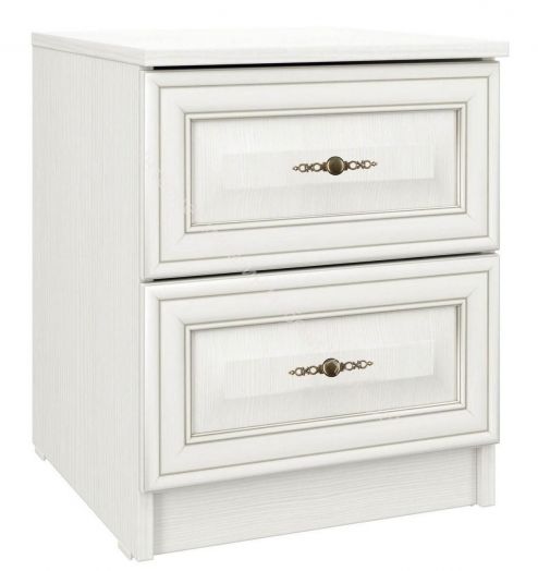 Спальный гарнитур Габриэлла, Вудлайн кремовый/Сандал белый/патина