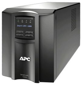 Резервный ИБП APC by Schneider Electric Smart-UPS SMT1000I черный 700 Вт