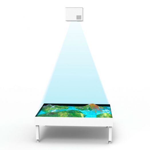 Интерактивная песочница + пол + азбука с дополненной реальностью + стол (10 касаний)