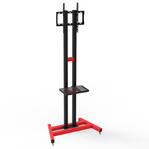 Мобильная стойка для интерактивной панели с ноутбуком