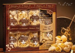 Подарочный набор с макаронами La Fabbrica Della Pasta 7 Formati x 7 Giorni - Италия