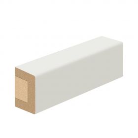 Деко Рейка Эмалит Bravo Рейка Декоративная White Matt 30x16x2750мм / Браво